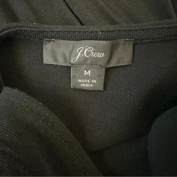 NWOT JCREW Tiered Knit Midi Maxi Black Eyelet Dress M - Picture 13 of 16